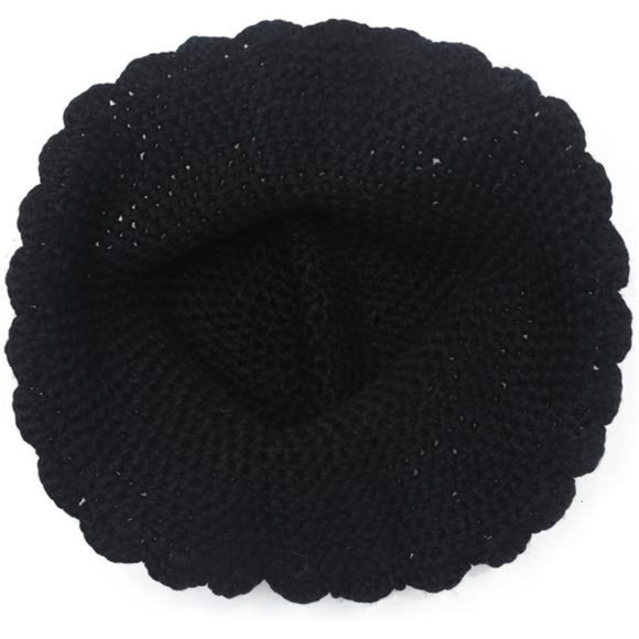 Women\'s Winter Bucket Hat Knit Cloche Hat Solid Color Warm Crochet Cap main image 5